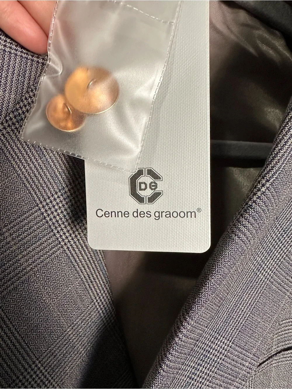 Cenne des graoom Men’s slim fit suit